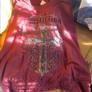 Affliction medium crew sweatshirt